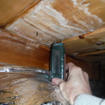 Water leaking into attic